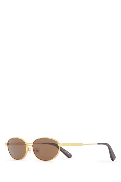 Jacquemus Men Les Lunettes Alba In Brown