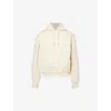 JACQUEMUS JACQUEMUS MENS LIGHT BEIGE LE SWEATSHIRT BRAND-EMBROIDERED ORGANIC COTTON-JERSEY HOODY
