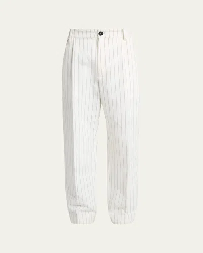 Jacquemus Pants Men In White
