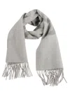 Jacquemus Signature Scarf Featuring Fringed Edges In Gray