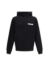 Jacquemus Gros-grain Hoodie In Black
