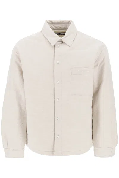 JACQUEMUS MEN'S MELANGE OVERSHIRT FROM LE CHOUCHOU COLLECTION BY JACQUEMUS FOR FW23