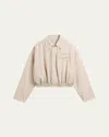 Jacquemus Le Blouson Melao In Light Beige