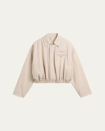 Jacquemus Le Blouson Melao In Beige Clair
