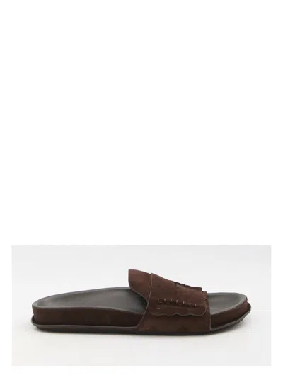JACQUEMUS MEN'S MOCASSIN SANDALS