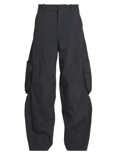 Jacquemus Men's Molino Cargo Pants In Blue