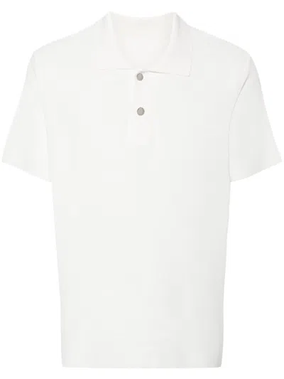 Jacquemus Knit Polo Shirt In White