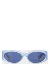 Jacquemus Ovalo Sunglasses - Acetate - Blue In Blue