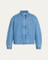 Jacquemus La Chemise Boulanger Shirt Jacket In Bluetabac