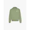 Jacquemus Mens Pale Green Logo-embroidered Cotton-jersey Hoody