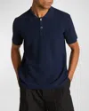Jacquemus Short Sleeve Knit Polo With Classic Collar In Dark Navy