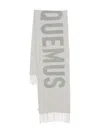 Jacquemus Men's Scarf In Gray