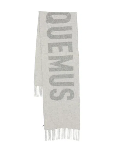 Jacquemus Men's Scarf In Gray