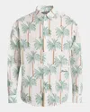 Jacquemus La Chemise Simon Shirt In Print Palmtrees