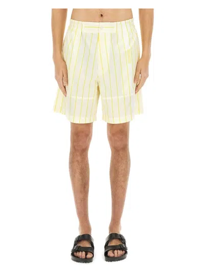 JACQUEMUS MEN'S STRIPED SHORTS