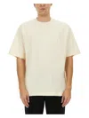 Jacquemus Typo Tee Light Beige In White