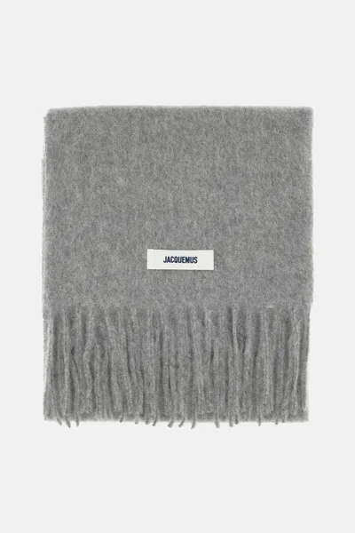 Jacquemus Men The Carro Scarf In Brown