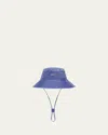 Jacquemus Adjustable Hat In Blue