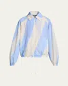 Jacquemus Long Sleeve Jacket In Blue