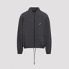 Jacquemus Hooded Jacket Elastic Cuffs Drawstring Hem In Gray