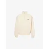 Jacquemus Mens Beige 2 High-neck Brand-patch Relaxed-fit Cotton-jersey Sweatshirt