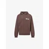 Jacquemus Gros Grain Hooded Sweatshirt In Brown