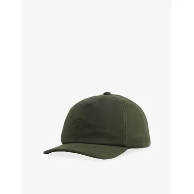 Jacquemus Mens Dark Green La Casquette Feltro Cotton Cap