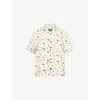 Jacquemus Mens La Chemise Jean Graphic-print Cotton Shirt Duck Light Beige Gr In Neutral