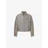 Jacquemus Mens Navy Canevas De-nimes Boxy-fit Canvas Jacket In Blue