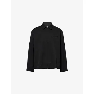 Jacquemus Mens Black La Chemise Mecano Zip-up Wool Jacket