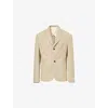 Jacquemus Mens Beige La Veste Canevas Regular-fit Wool Blazer In Beige