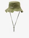 Jacquemus Mens Khaki Le Bob Artichaut Cotton-twill Bucket Hat In Khaki
