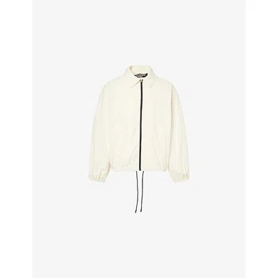 Jacquemus Mens  Le Coupe-vent Woven Jacket In White