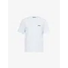 Jacquemus Mens Light Blue Le T-shirt Logo-tab Cotton T-shirt Xl In Blue
