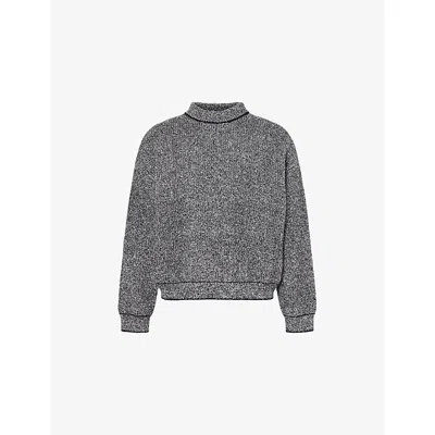 Jacquemus Mens Multi-white Maille Long-sleeve Knitted Jumper