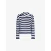 Jacquemus 'marina's Mohair Sweater In Multi-navy