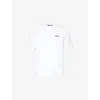 Jacquemus Le T-shirt Gros Grain White T-shirt With Logo Patch On The Front In Cotton Man In White