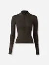 Jacquemus Merino Polo In Brown
