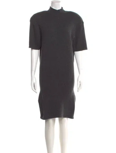 Pre-owned Jacquemus Merino Wool Knee-length Dress W/ Tags In Gray