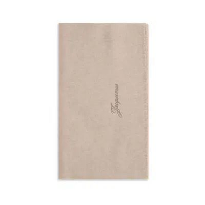 Jacquemus Merino Wool Scarf In White
