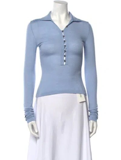 Pre-owned Jacquemus Merino Wool Sweater In Blue