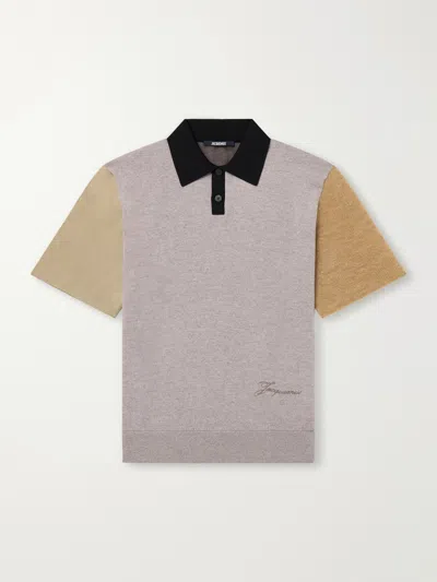 Jacquemus Le Polo Arlequin Polo T-shirt In Animal Print