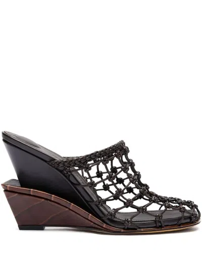 JACQUEMUS MESH LES DOUBLES TRESSES MULES