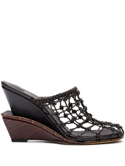 JACQUEMUS JACQUEMUS MESH LES DOUBLES TRESSES MULES