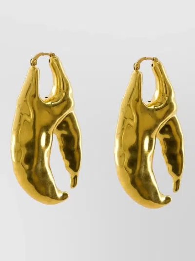 Jacquemus Metal Earrings In Gold