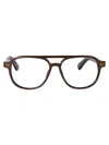 Jacquemus Pilot-frame Glasses In Brown