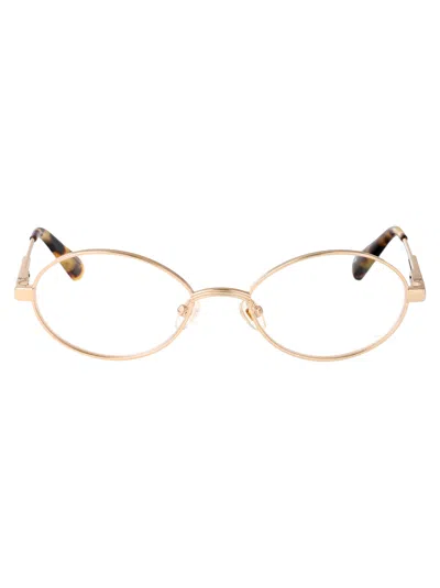 Jacquemus Meunier Glasses In Gold