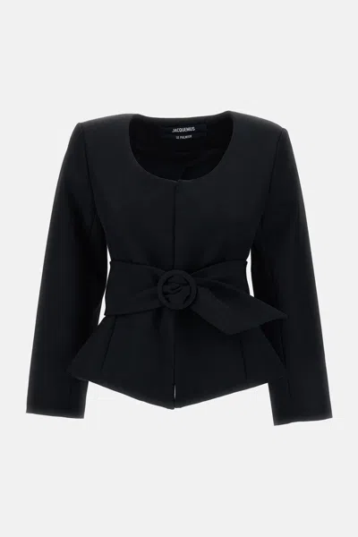 Jacquemus Miami Wear Jacket In Black