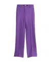Jacquemus Mid-rise Straight-leg Trousers In Purple