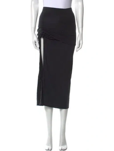 Pre-owned Jacquemus Midi Length Skirt In Black